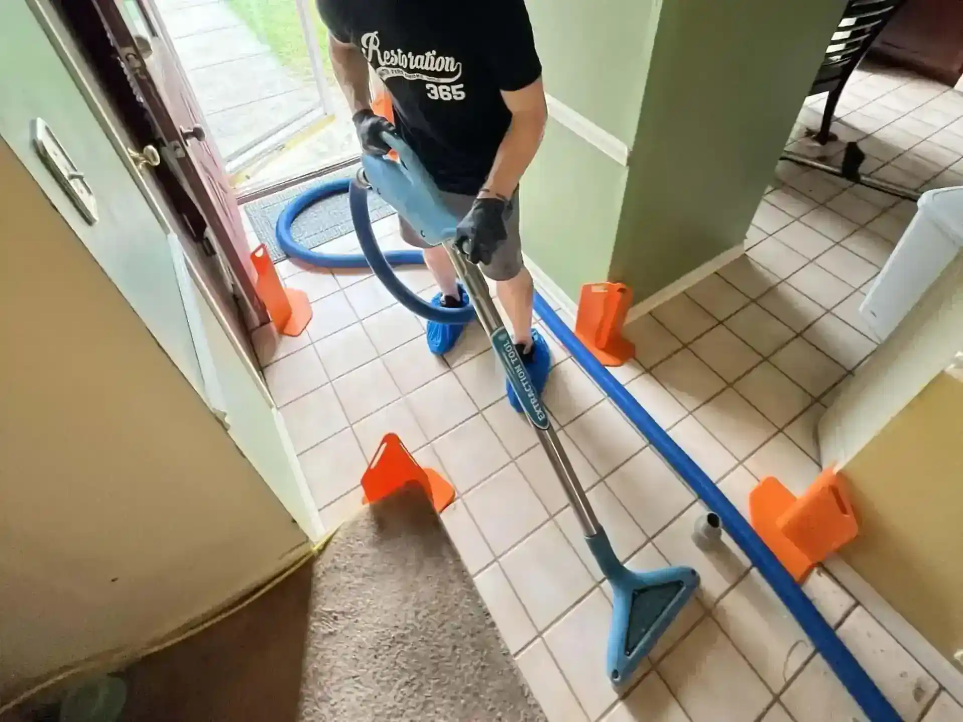 Restoration 365 emergency broken water heater cleanup in Montgomery County, PA